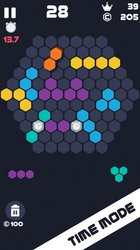 Hexa Brick: Hexagon Block 1010 Captura de tela 3