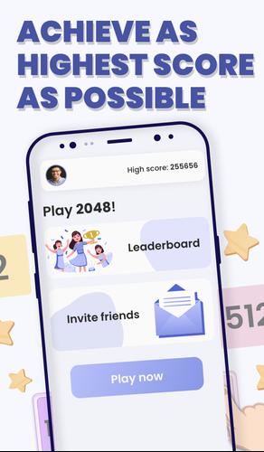 2048 Merge: Puzzle Challenge Schermafbeelding 0