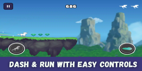 Unicorn Dash : Horse Attack Ảnh chụp màn hình 1