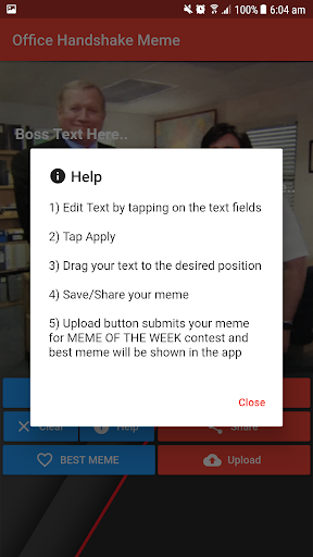 Office Handshake Meme Creator Captura de pantalla 2