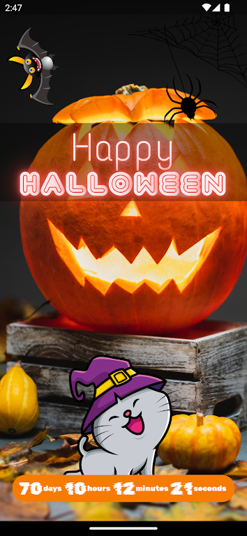 How long until Halloween? スクリーンショット 2