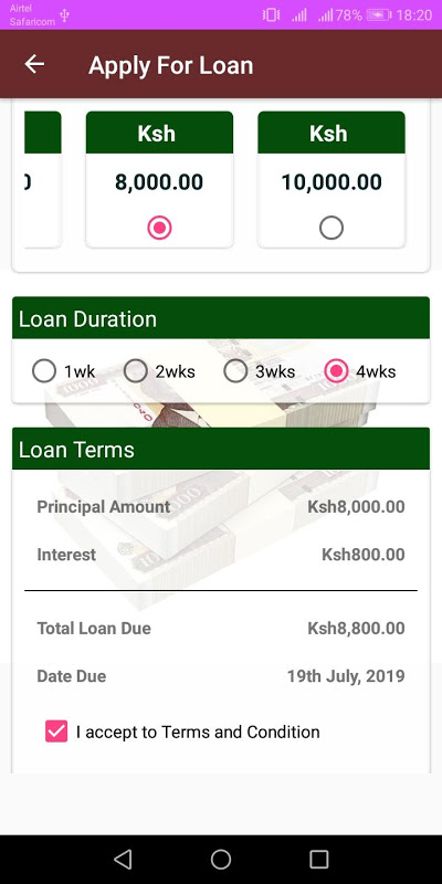 Loans Chap Chap 스크린샷 2