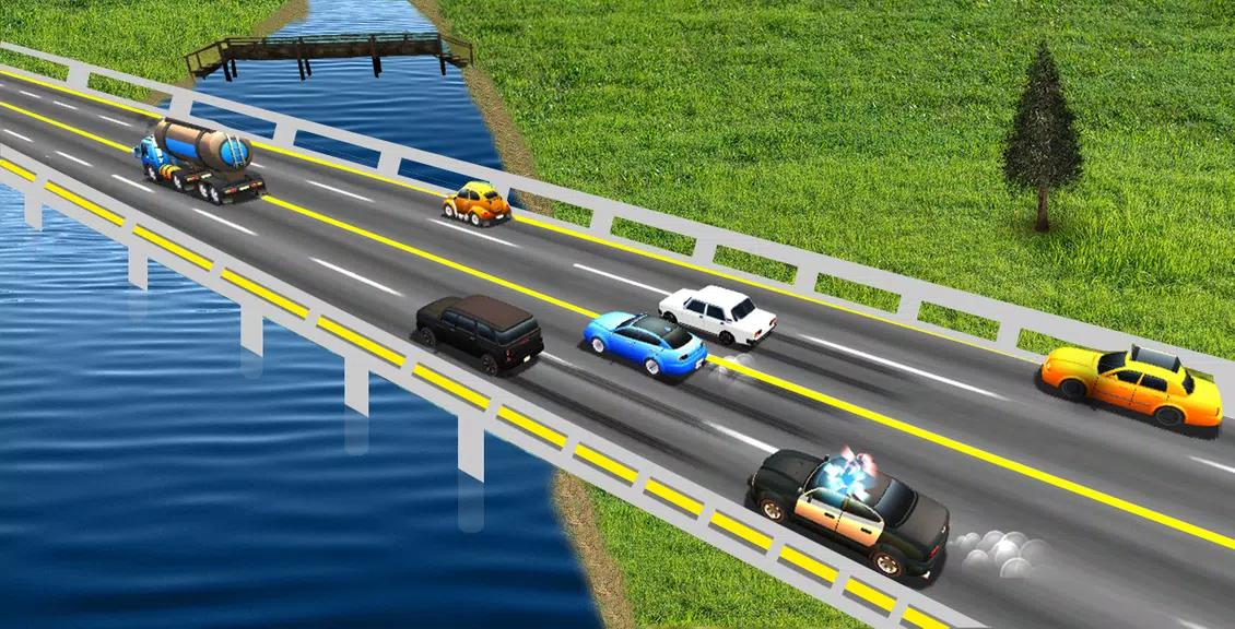 Schermata Traffic Rider : Car Race Game 1