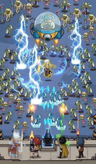 Zombie War Idle Defense Game 螢幕截圖 1