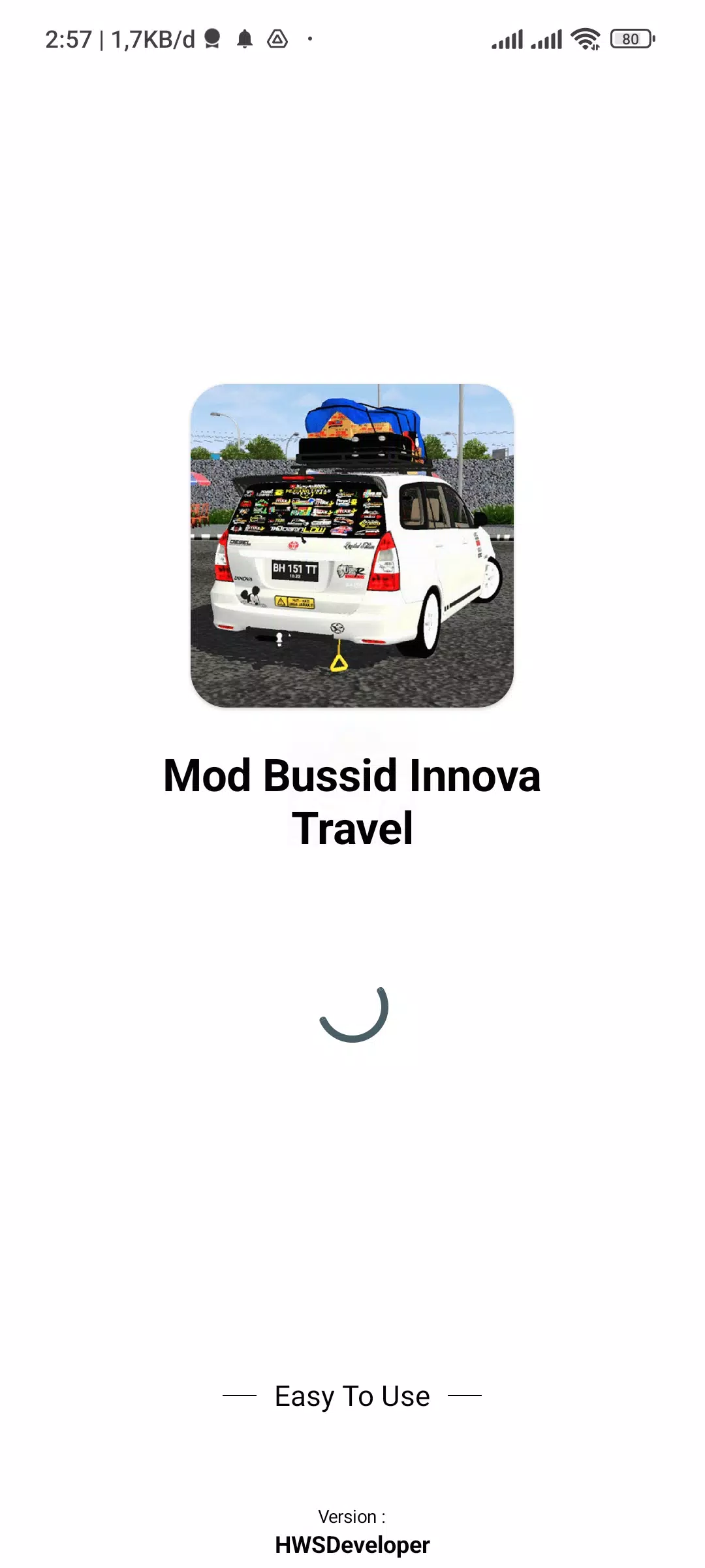 Mod Bussid Innova Travel 螢幕截圖 1