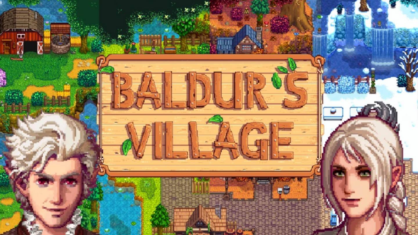 Kampung Baldur: Crossover buatan kipas membawa Stardew Valley dan Baldur's Gate 3 bersama