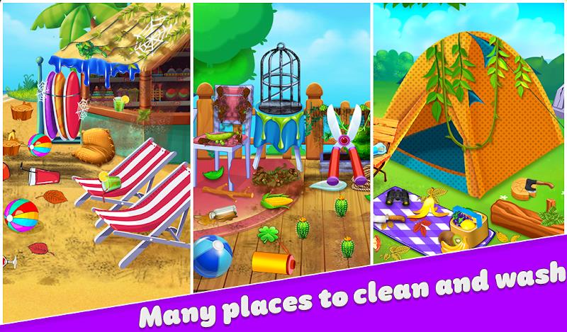 Dream Home Cleaning Game Wash Ekran Görüntüsü 3