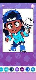 Coloring Brawl Stars All Skins Screenshot 1