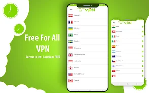 GreenVPN - SuperVPN Master 螢幕截圖 1