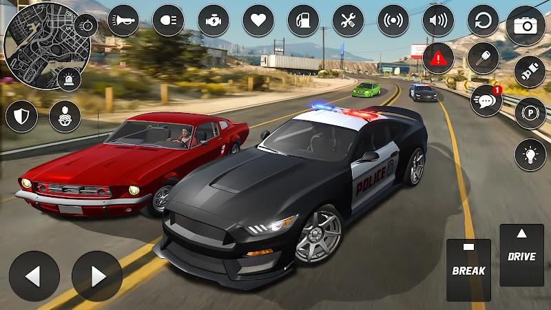 Police Chase Thief Cop Games Zrzut ekranu 2