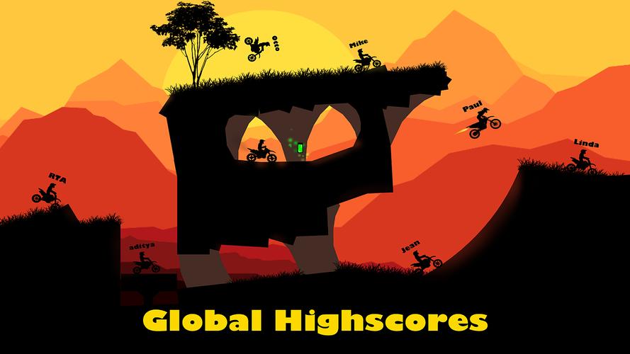 Sunset Bike Racer - Motocross Ảnh chụp màn hình 1