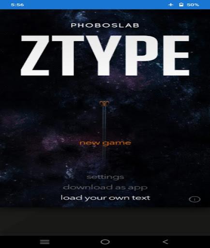 ZTypeTypingGame Screenshot 0