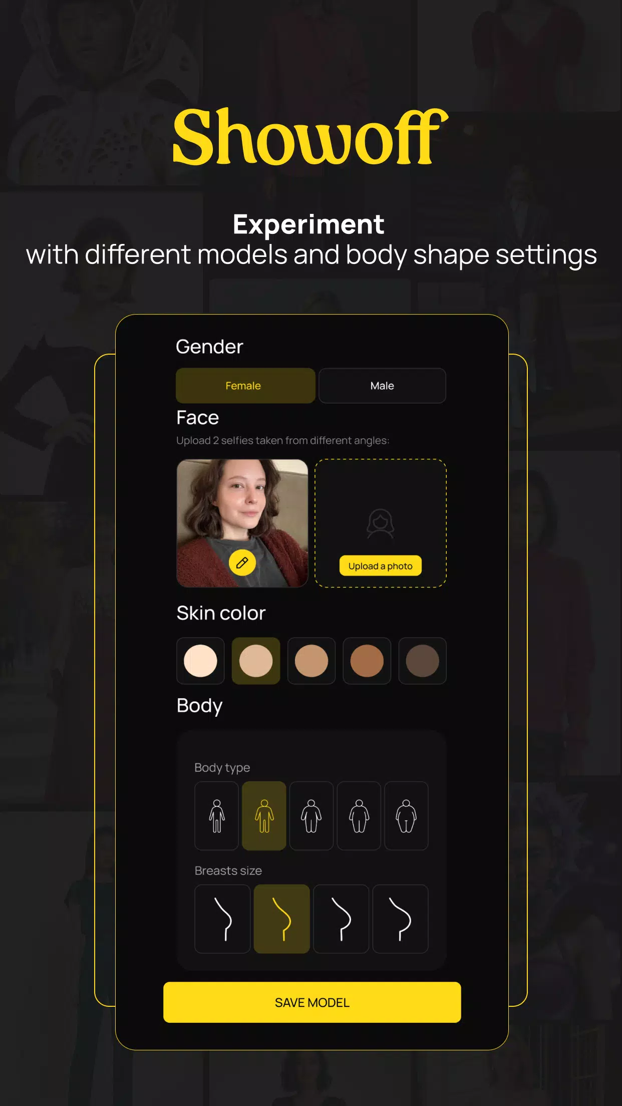 Showoff: create an ideal look 螢幕截圖 3