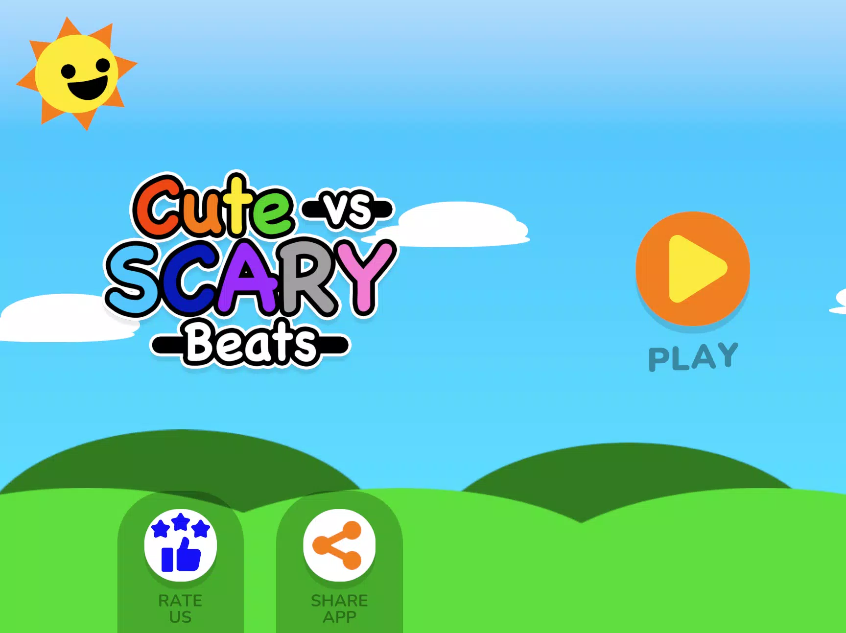 Cute vs Scary Beats Captura de pantalla 1