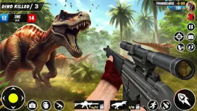 Wild Dinosaur Hunting Games 3D Screenshot 1