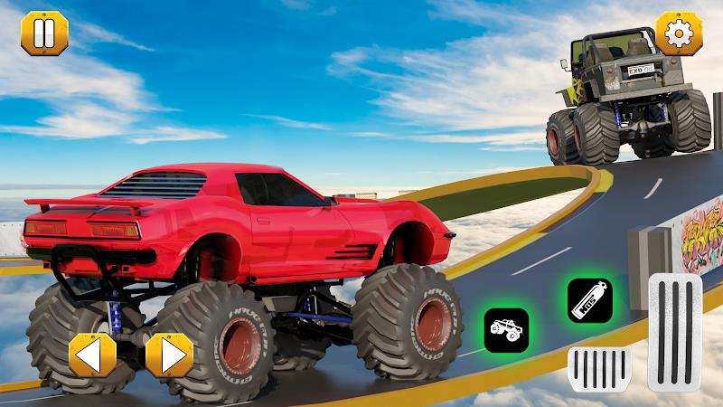 Monster Truck Ramp: Car Games Скриншот 1