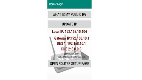 Schermata Router Setup Page - WiFi Passw 0