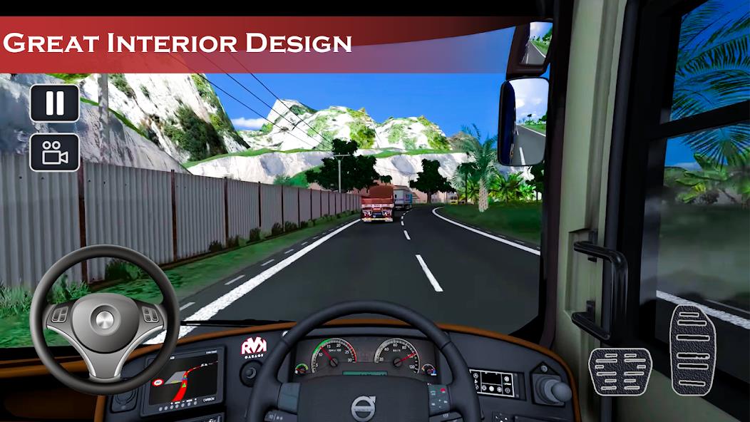 Modern Bus Simulator 3D Game Mod Captura de tela 3