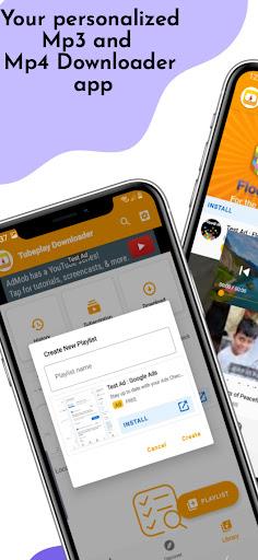 Tubeplay Mp3 & Mp4 Downloader Zrzut ekranu 2