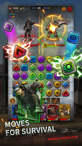 The Walking Dead Match 3 Tales 스크린샷 1