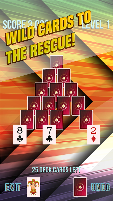Pyramid Solitaire Supreme 螢幕截圖 2