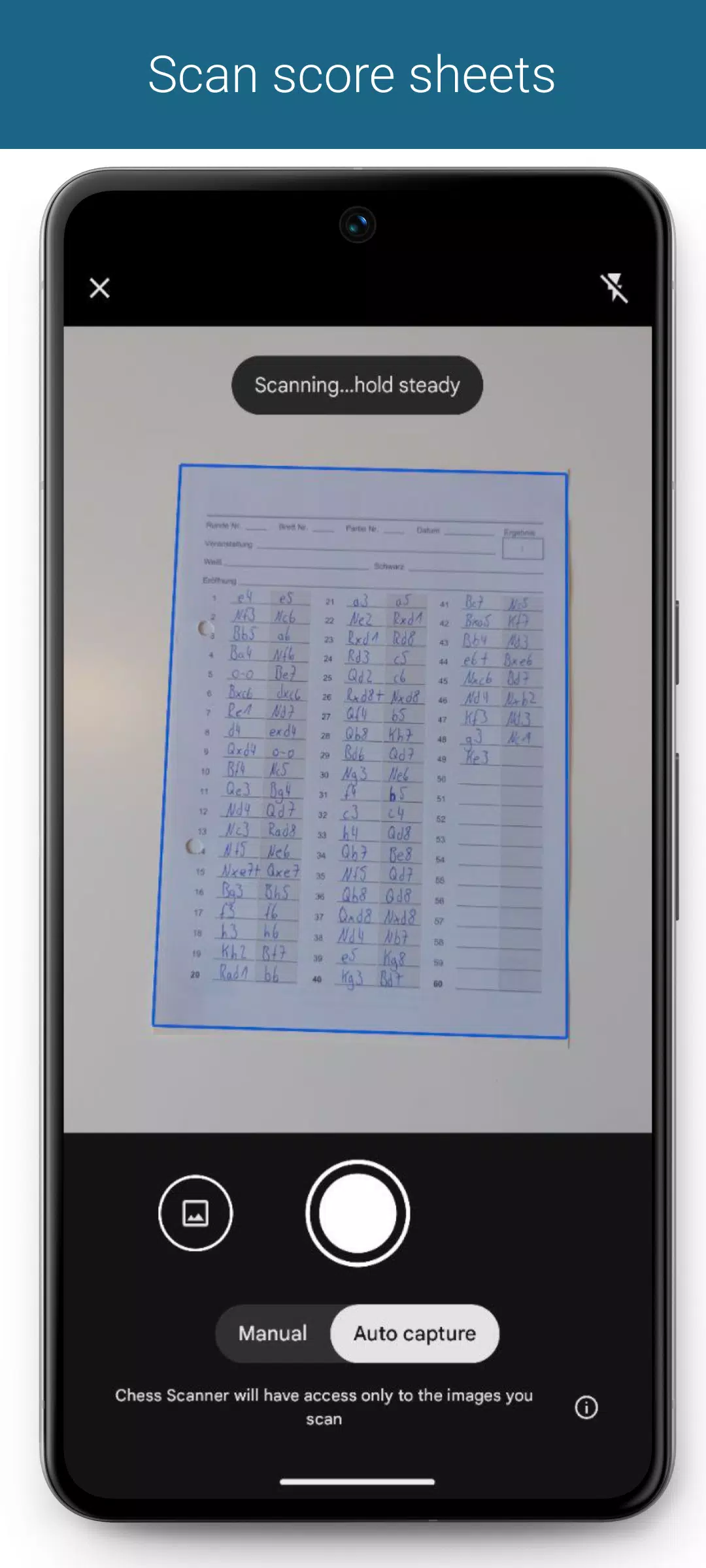 Chess Scanner 螢幕截圖 0