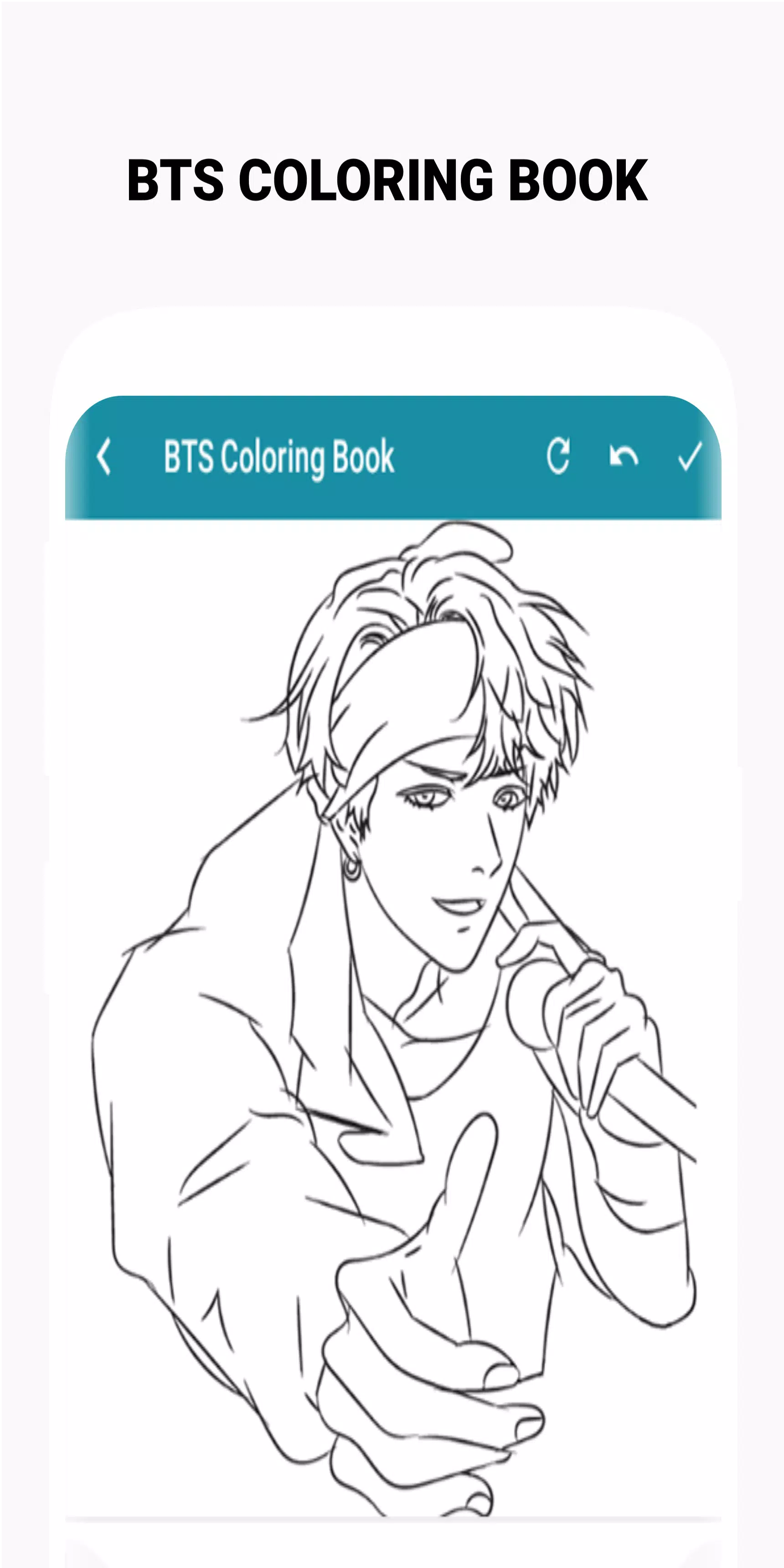 BTS Coloring Book 螢幕截圖 3