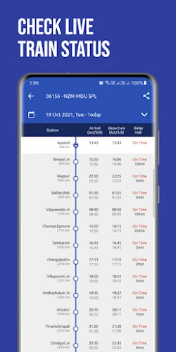 Train Ticket Booking App Screenshot 2