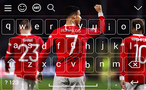 Cristiano CR7 MANU Keyboard Captura de tela 1