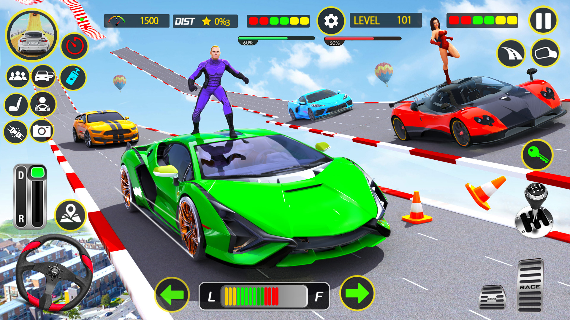 Ramp Car Stunts GT Car Game Capture d'écran 1