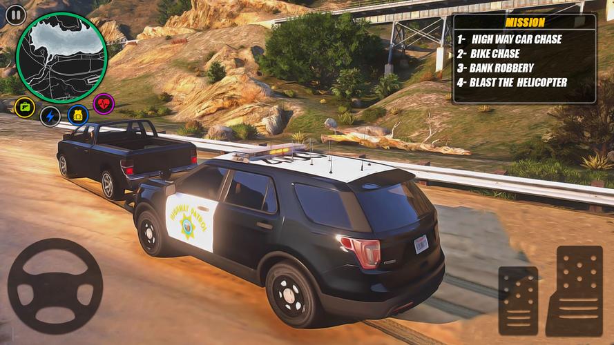 Police Van Driving: Cop Games 螢幕截圖 1