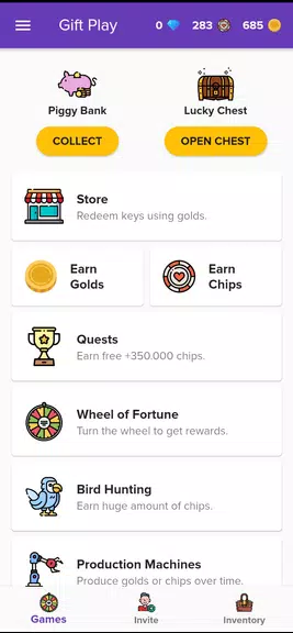 Gift Play - Earn Game Codes 螢幕截圖 0