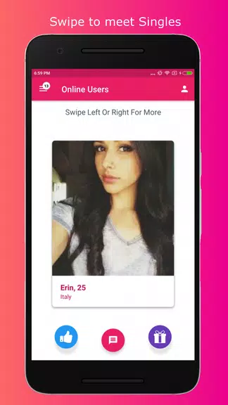 Stranger Chat And Date - Online Random Chat Rooms Ảnh chụp màn hình 1