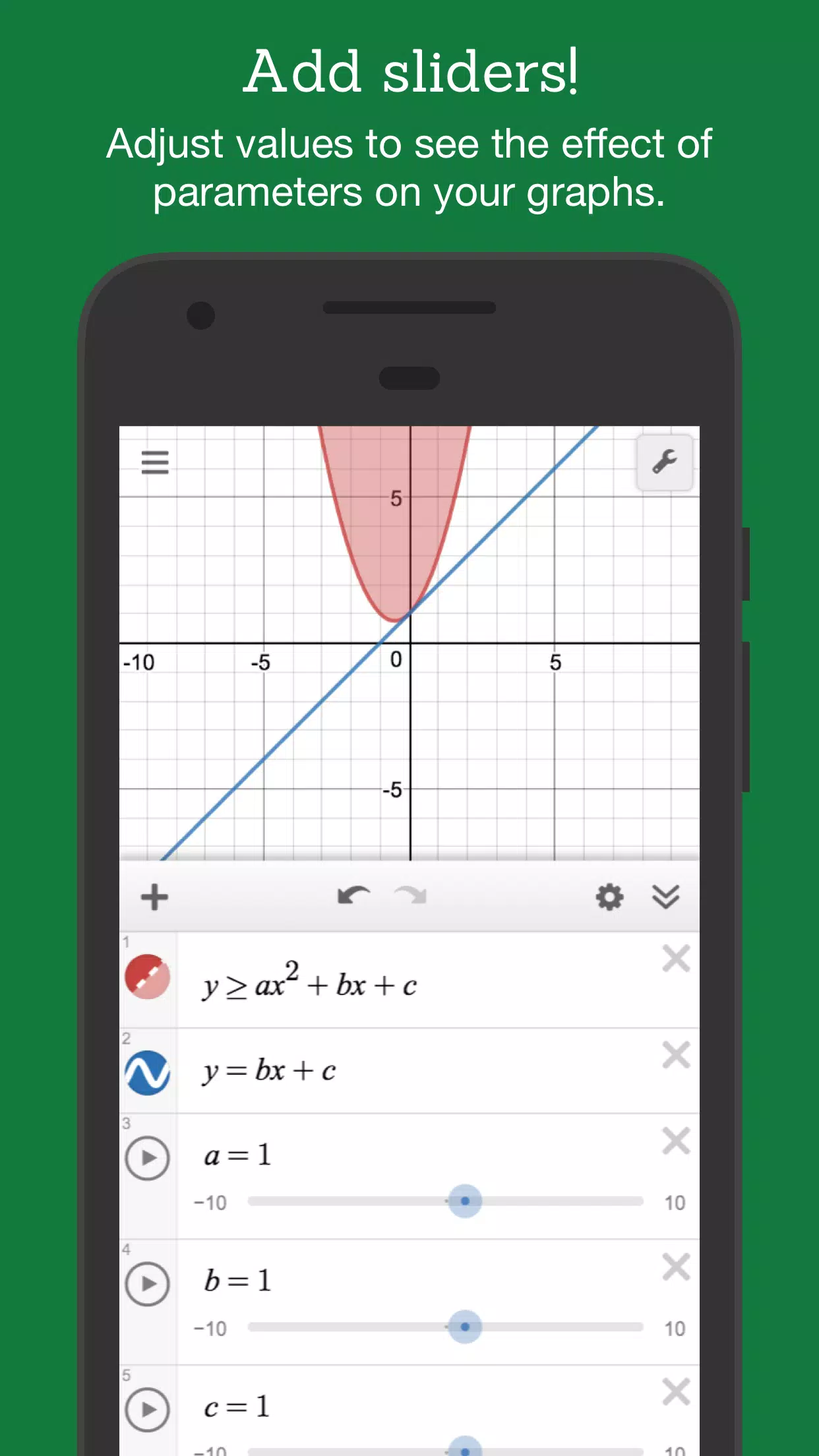 Desmos 繪圖計算機 螢幕截圖 2