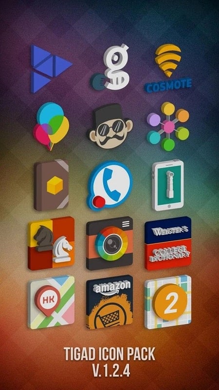 Tigad Pro Icon Pack 螢幕截圖 1