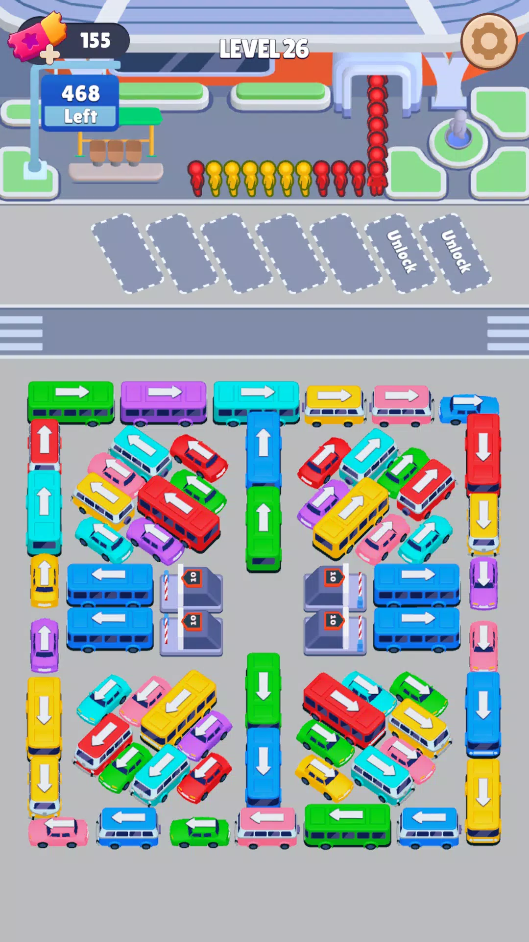 Bus Sort: Car Parking Jam 螢幕截圖 0