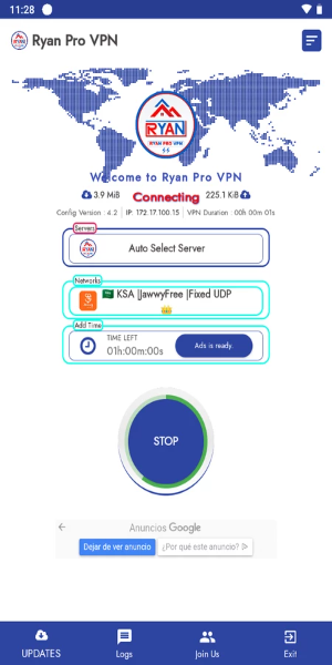 Ryan Pro VPN Mod Screenshot 0