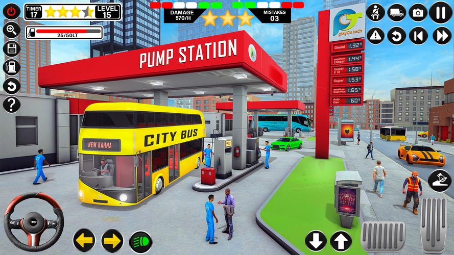 Passenger Bus Driving Games 3D 螢幕截圖 2