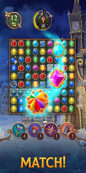Clockmaker: Jewel Match 3 Game Schermafbeelding 2