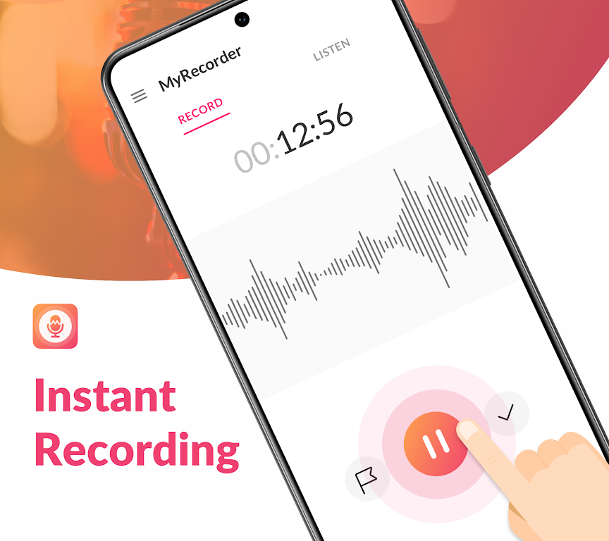Voice Recorder & Voice Memos Mod Captura de pantalla 0