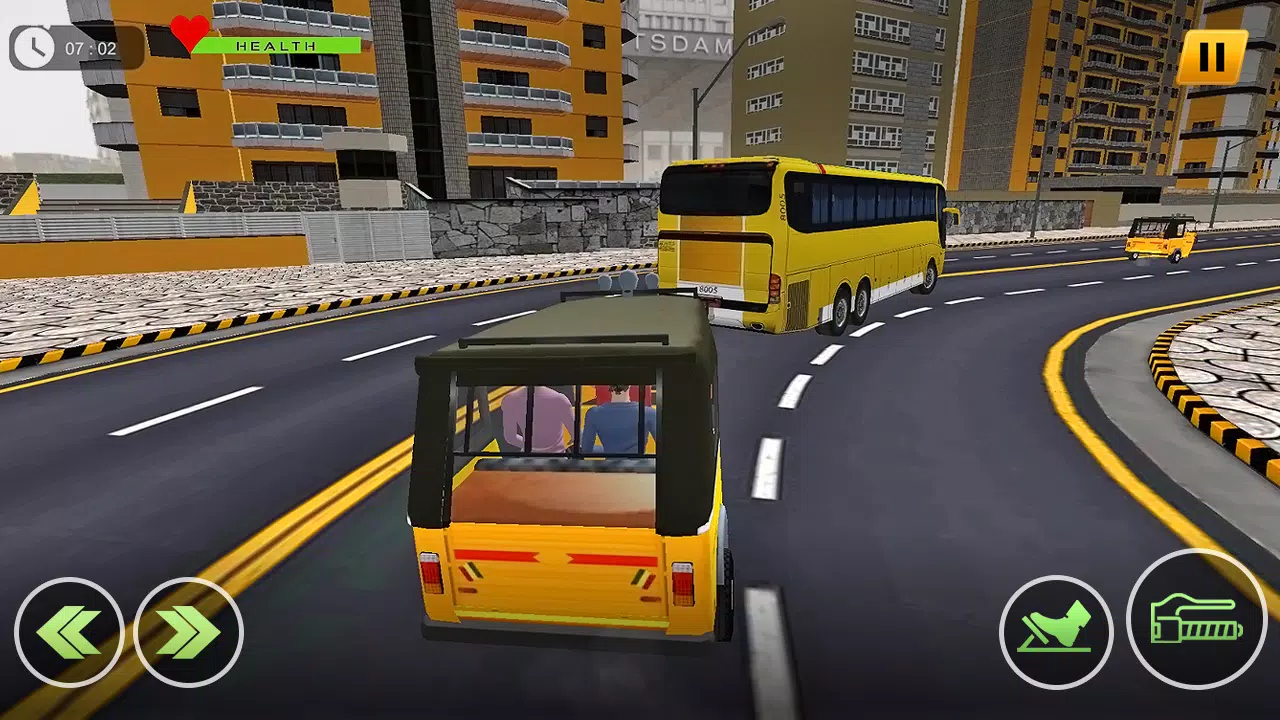 Tuk Tuk Rickshaw Auto Driving Tangkapan skrin 3