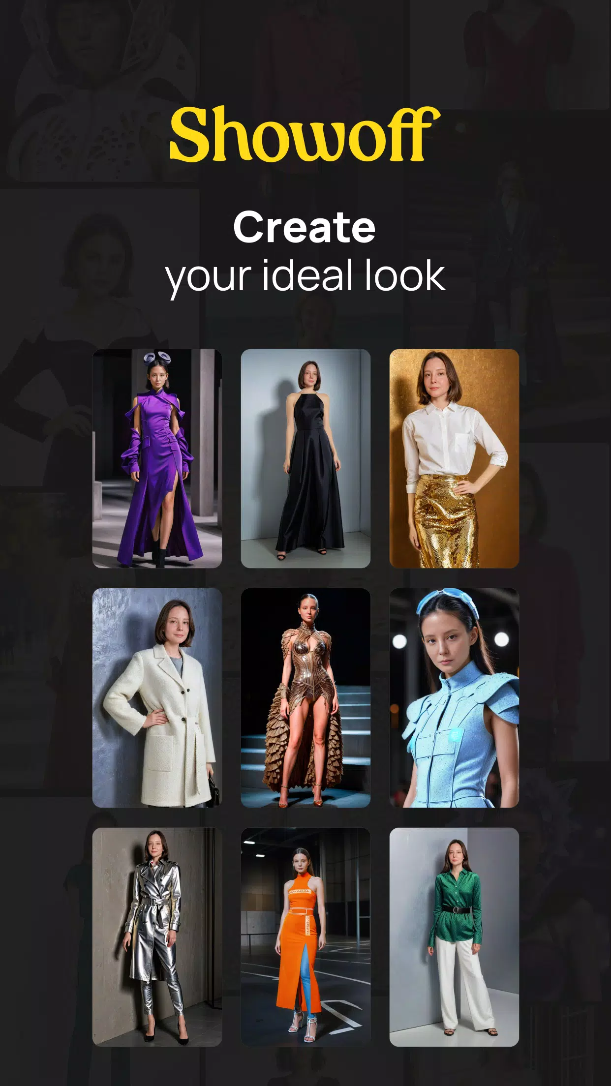 Showoff: create an ideal look 螢幕截圖 0
