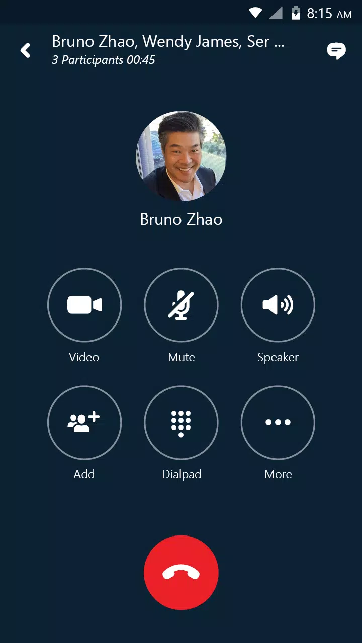 Skype for Business for Android 螢幕截圖 0