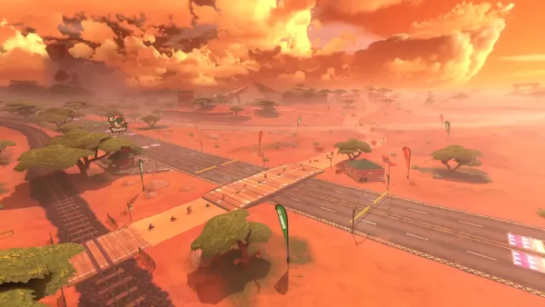 Mario Kart World racetrack