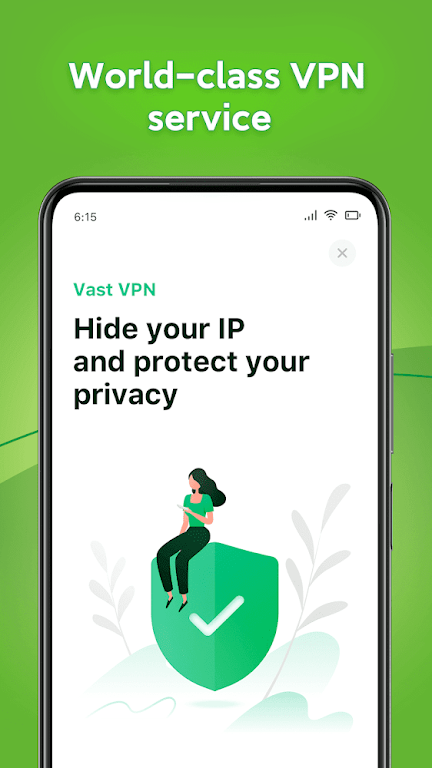 Vast VPN - Fast & Secure Tangkapan skrin 2