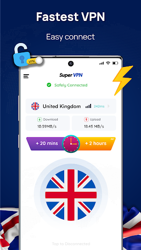 London VPN: United Kingdom VPN Tangkapan skrin 0