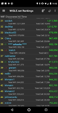 WiGLE WiFi Wardriving Screenshot 2