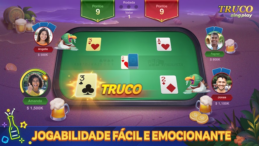 Truco ZingPlay: Jogo de cartas 스크린샷 1