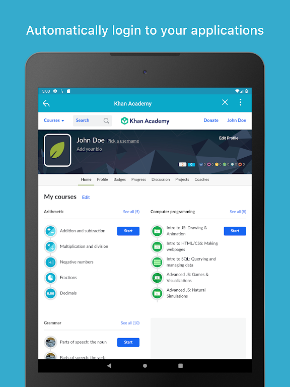Classlink ภาพหน้าจอ 3