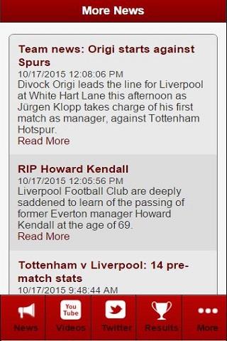 Liverpool Football News应用截图第1张